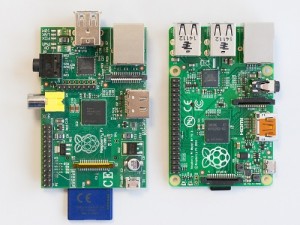 Diferencias visuales entre la Raspberry Pi Modelo B y Modelo B+
